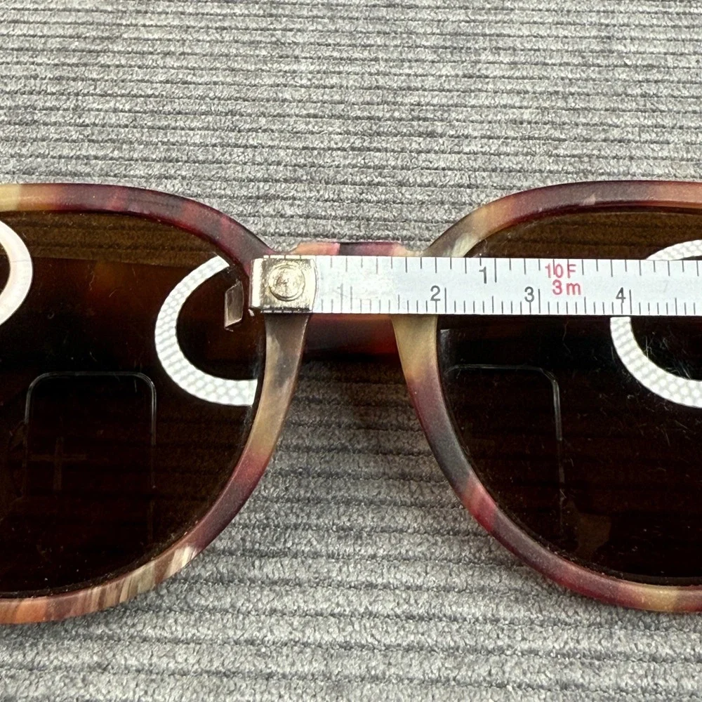 l.a.Eyeworks Jake 385M Y2K Sunglasses Tortoise Red Orange Purple Handcrafted VTG